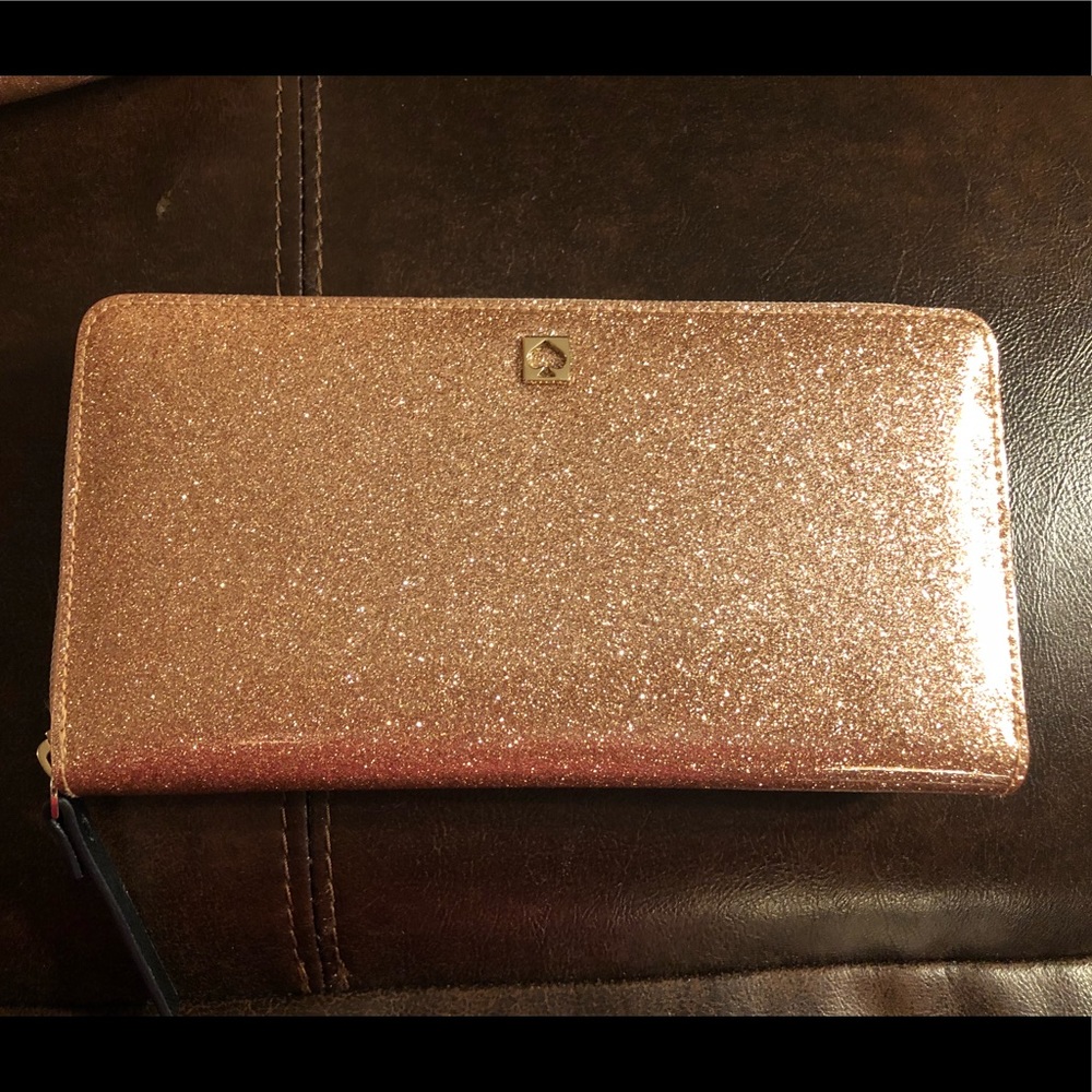Kate Spade glitter wallet